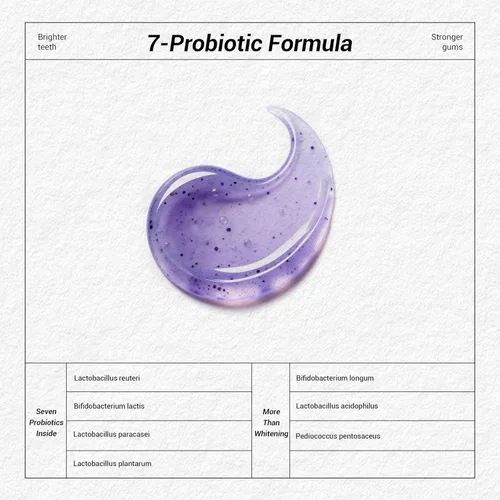 Vista 7 de MSDRWIKEY Juego de pasta de dientes – 2 pastas de dientes refrescantes SP-6 y 1 tubo de blanqueamiento 7-Pro Popping con probióticos, sin flúor