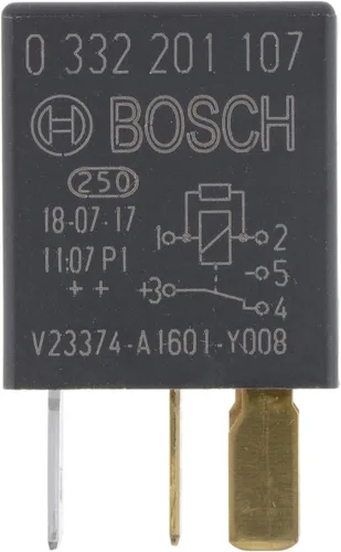 Vista 4 de Bosch 0332201107 Relé Micro de Cambio - 5 Pines, 12 V, 3010 A - Individual