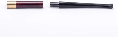 Vista 7 de Dr. Watson - Soporte corto de madera para cigarrillos de 3.9 pulgadas, se adapta a cigarrillos extra delgados, acabado liso, hecho a mano