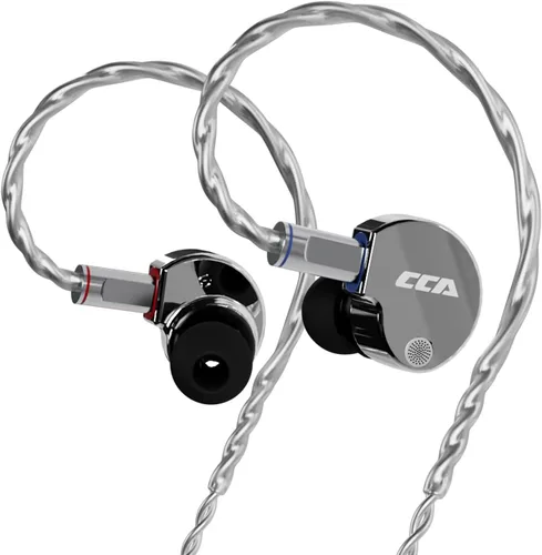 Vista 16 de CCA Phoenix Auriculares de Monitoreo Intrauditivos – Controlador Dinámico de Doble Imán IEM con Sonido Claro HiFi y Graves Profundos, Auriculares