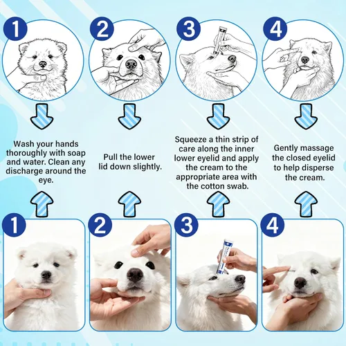 Vista 2 de Crema de aseo para perros y gatos, 0.71 oz / 20 g, solo uso externo