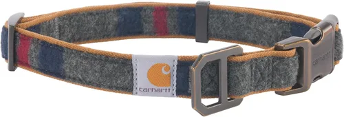 Vista 13 de Carhartt Collares de cincha totalmente ajustables de nylon para perros, costuras reflectantes para visibilidad, Mediana Negro (Cintas de nylon)