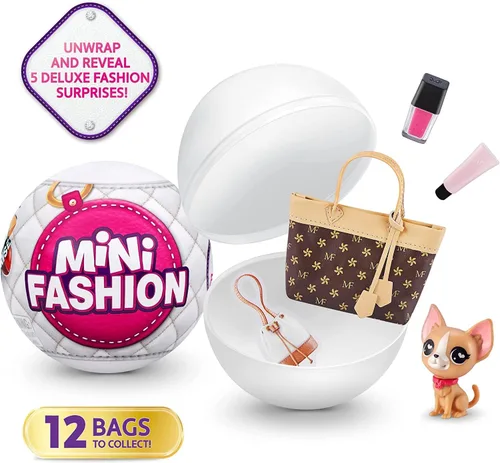 Vista 4 de ZURU - 5 Mini moda sorpresa de Amazon Exclusive Mystery Brand Collectibles (paquete de 2), regalos para cestas de Pascua, accesorios para muñecas