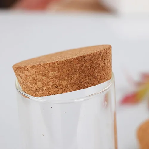 Vista 2 de Cabilock 20 tapones de corcho rectos de alta calidad, tapones de corcho cónicos para botellas de vino para manualidades