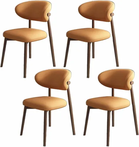 Vista 36 de Solid Wood Dining Chairs Kitchen Chairs Set of 2 Mid Century Modern Dining Chairss with Wooden Frame and Upholstered, Armless, Cafe Casual Chairss