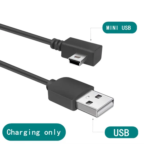 Vista 4 de Cable mini USB de 20 pies, cable USB Mini B compatible con Garmin Nuvi GPS, SatNav, Dash Cam, cámara, controlador PS3, disco duro, GoPro Hero 3+