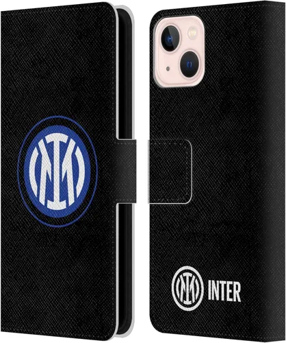 Vista 112 de Head Case Designs Officially Licensed Inter Milan Flag Badge Leather Wallet Case Compatible with Apple iPhone 7 Plus/iPhone 8 Plus