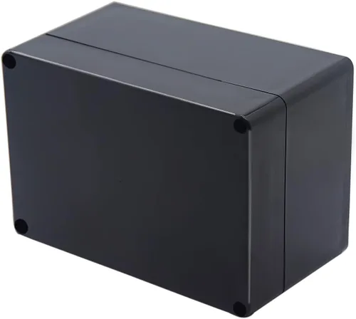 Vista 9 de Caja de proyecto IP65 Caja de conexiones impermeable ABS cajas eléctricas negras para bricolaje, Estuche electrónico para proyectos de energía, Caja