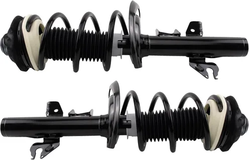 Vista 43 de TRQ - Conjunto de puntal delantero y resorte helicoidal (lados del conductor y del pasajero), para auto