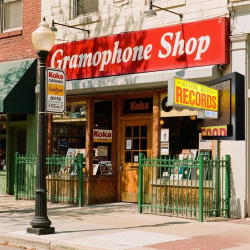 Vista 5 de Lámpara de pared retro para tienda de discos – Decoración de pared de vinilo LED hecha a mano, para aplique de pared LED para dormitorio, sala