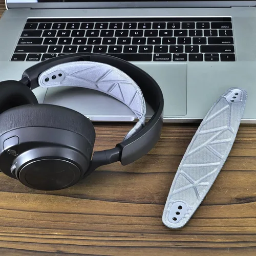 Vista 3 de Arctis Nova Pro - Diadema de repuesto flexible para la cabeza, de tela cómoda, compatible con SteelSeries Arctis Nova Pro / 7P /7X auriculares Gris