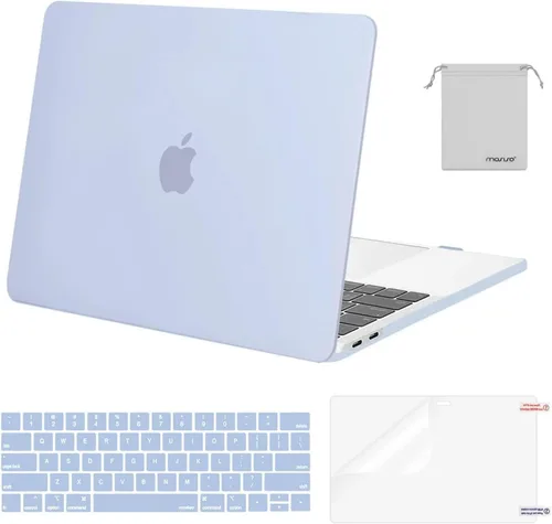 Vista 34 de MOSISO - Carcasa rígida de plástico, cubierta de teclado, protector de pantalla y bolsa de almacenamiento para MacBook Pro 13 pulgadas/33 cm