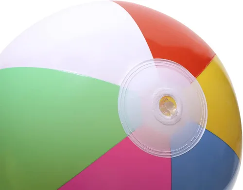 Vista 3 de PENTA ANGEL Pelotas de playa de 12 pulgadas, inflables, clásicas, color arcoíris, para verano, piscina, fiesta, juguete acuático, pelota de playa