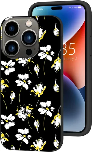 Vista 7 de Funda compatible con iPhone 14 Pro, funda protectora de poliuretano termoplástico suave a prueba de golpes, diseño de mármol azul y verde