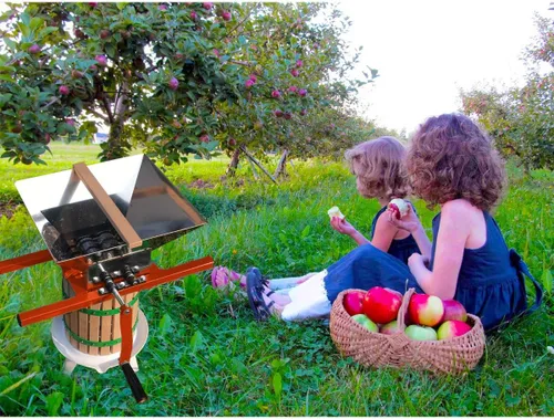 Vista 8 de SQUEEZE master Amoladora eléctrica - Trituradora de frutas de acero inoxidable-1100W-3400R/min-Trituradora de manzana para prensado de vino y sidra