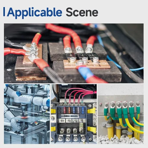Vista 9 de Herramienta de engarzado de lengüetas de cable de batería iCrimp para lengüetas de cobre AWG 8-1/0, extremos de alambre resistentes