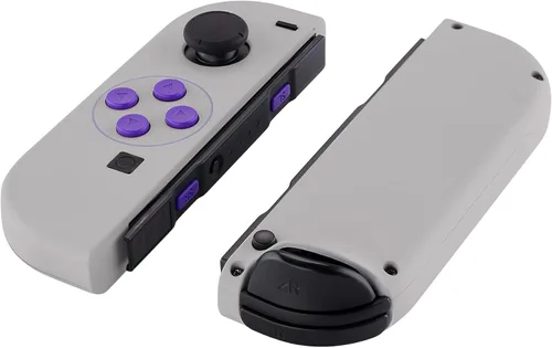Vista 3 de eXtremeRate - Carcasa de control portátil Joy-Con con set de botones completo, repuesto de carcasa hazlo tú mismo para control de Nintendo Switch