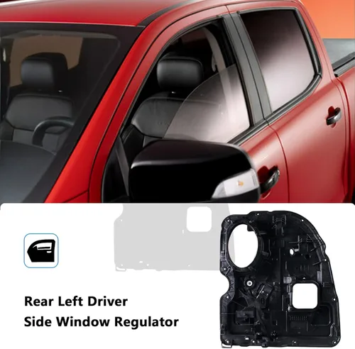 Vista 2 de Aumzong 68045171AC Reemplazo del Elevalunas trasero izquierdo, regulador del panel de la placa portadora compatible con Dodge Ram 1500 2009-2020