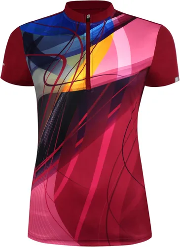 Vista 3 de SAVALINO Camiseta estampada por sublimación de bolos para mujer, el material absorbe el sudor y se seca rápidamente, talla S-5XL