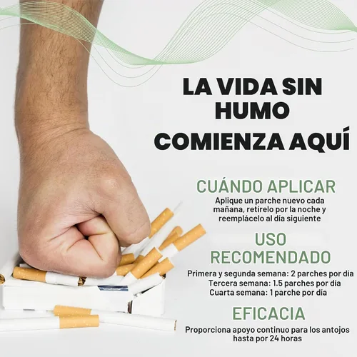 Vista 6 de TOLEVITA Parches de hierbas antihumo: forma de círculo de 7 mg (verde), parches para dejar de fumar para ayudar a reducir los antojos Ayuda