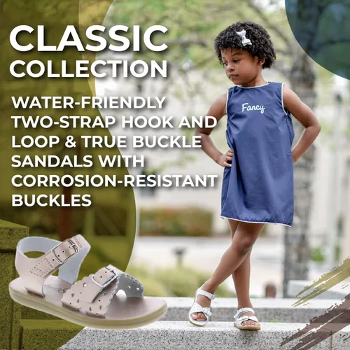 Vista 5 de FOOTMATES Ariel Hook-and-Loop and Buckle Perf Rose - 1113