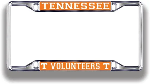 Vista 14 de Marco de matrícula de la NCAA, plateado