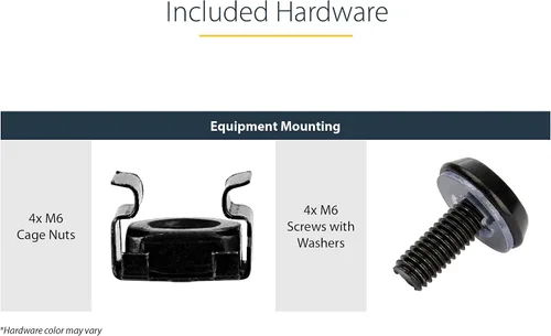 Vista 5 de StarTech - Estante voladizo para rack de servidores de 1U, 7 pulgadas, 33 libras / 33.1 lbs (CABSHELF1U)