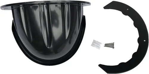 Vista 6 de Universal Sun Rain Shade Cámara Cubierta Escudo para Nest/Anillo/Arlo/Dome/Bullet Cámara Exterior - NEGRO (1)