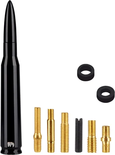 Vista 4 de ONE250 Antena estilo bala calibre 50, compatible con Nissan - Frontier (1998-2021), Titan (2004-2023), Rogue (2008-2021), Pathfinder (2013-2019)