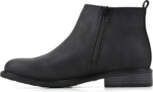 Vista 4 de WHITE MOUNTAIN Zapatos de mujer Caching Block Heel Chelsea Bootie