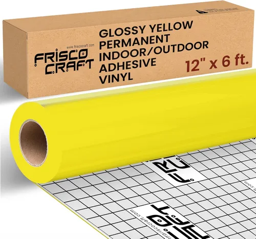 Vista 11 de Frisco Craft s Vinilo permanente azul brillante - 12" x 6 pies