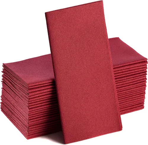 Vista 11 de Servilletas de papel azul bebé, tela desechable de lino como servilletas de cena, toallas de mano, suaves, absorbentes, servilletas de mano de papel