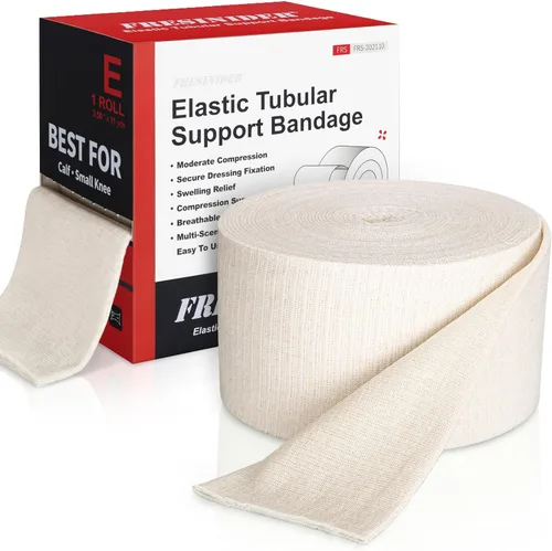 Vista 10 de FRESINIDER Vendaje de soporte tubular elástico tamaño C (2.75 pulgadas x 11 yardas) – Rollo de compresión ligero a moderado, soporte para muñeca
