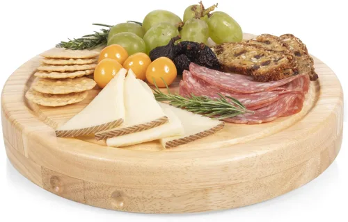 Vista 4 de PICNIC TIME Star Wars Circo - Juego de tabla de queso y cuchillos, tabla de charcutería con 4 herramientas de acero inoxidable, tabla de cortar