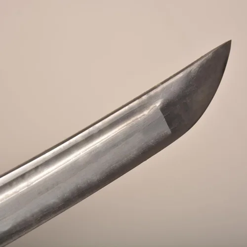 Vista 5 de FullTang Iaido Samurai - Juego de 3 piezas de espadas samurai japonesas con soporte de exhibición, vaina grabada, acero al carbono medio 1045, Hoja