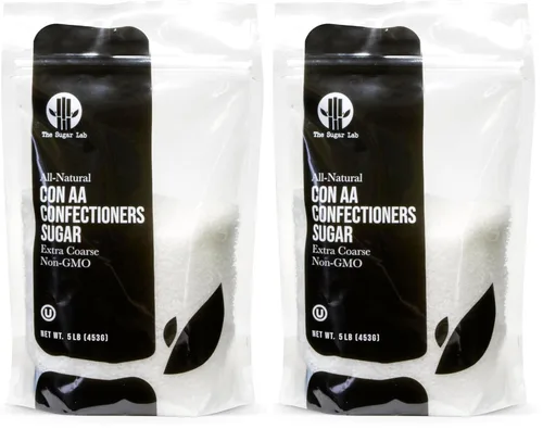Vista 8 de The Sugar Lab Azúcar de confitería – Azúcar extra grueso – 1 libra – Con AA – Cristales de azúcar para hornear y decoraciones de cupcakes