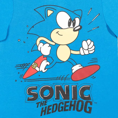 Vista 3 de SEGA Sonic The Hedgehog LittleBig Boys - Paquete de 3 camisetas gráficas