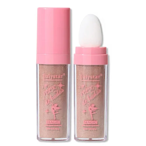 Polvo De Hadas Hightlighter Stick Puff Fairy Bomb Stick Glitter Loose Powder Highlight Contorno Powder Shimmer para ojos, cara, cuerpo Brighten P03