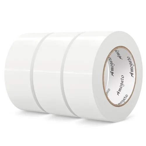 Vista 10 de Cinta adhesiva impermeable resistente para uso industrial y exterior, 3 rollos de 1.88 x 30 yardas, resistente al desgarro, cinta adhesiva negra