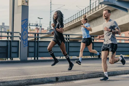Vista 4 de CEP Calcetines altos de compresión para correr para mujer - Calcetines largos atléticos para rendimiento
