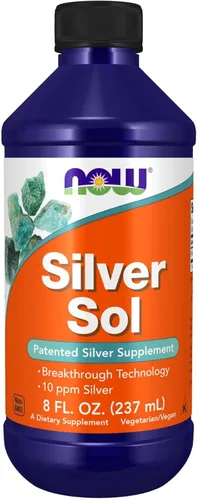 Vista 8 de NOW Foods Suplementos, Silver Sol 10 PPM con plata elemental y agua desionizada, líquido, 4 onzas