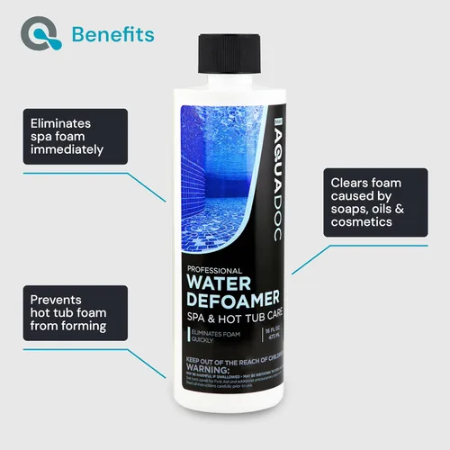Vista 4 de Antiespumante para Jacuzzi - Antiespumante de Spa para Propietarios de Jacuzzis de 16oz, Antiespuma de Spa para Controlar la Espuma, Productos