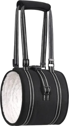 Vista 8 de voopet Eslinga para perro, ayuda a levantar las piernas, arnés portátil de soporte de cadera para ayudar a los perros para ayuda canina, arnés