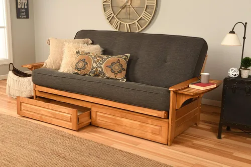 Vista 18 de Kodiak Furniture - Juego de futón, blanco, Madera Tela, Canadá