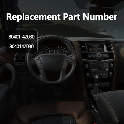 Vista 6 de Bisagra de puerta delantera izquierda compatible con Nissan Armada/Frontier 2005-2018, Titan 2004-2018 reemplaza 80401-4Z030