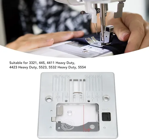 Vista 5 de Hztyyier Placa de aguja con cubierta de plástico para máquinas de coser resistentes, compatible con los modelos 3321, 44S, 4411, 4423, 5523, 5532