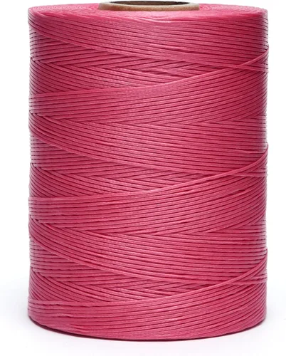Hilo encerado EXKALAFUL, 780 m, 150D, 0.8 mm, poliéster plano, para coser a mano, manualidades de cuero, proyectos de bricolaje, reparación de