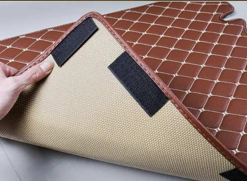 Vista 5 de Alfombrilla de carga trasera+protector de asiento trasero+protector de paneles laterales altos compatible con Porsche Macan/Macan S