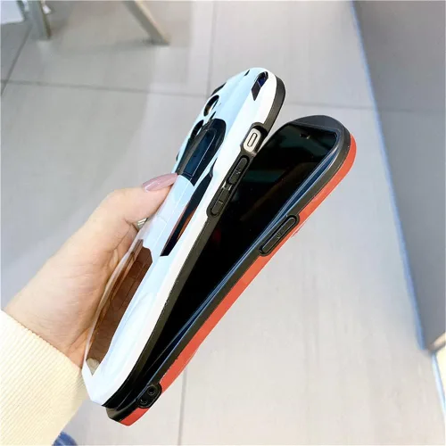 Vista 7 de Funda multicolor para Apple iPhone 12 11 Pro Max XR 8 7 Plus (azul, para iPhone 7/8)