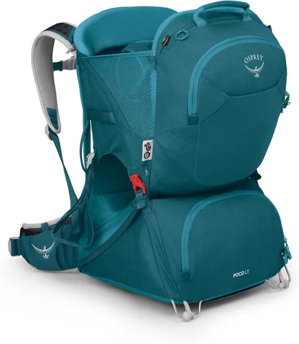 Vista 19 de Osprey Poco LT Lightweight Child Carrier Backpack - Compact, Travel-Ready Kid Carrier with Sunshade and Adjustable Fit - Lightweight, Comfortable